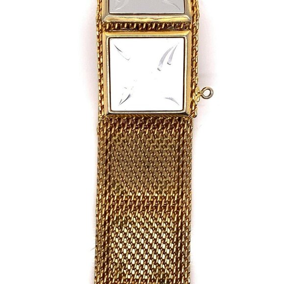 Estate‎ Costume Gold & Silver Tone Mesh Panel 7” Bracelet! 10 - Picture 5 of 5